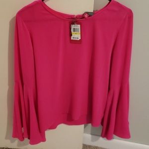 Vince camuto ling sleeve dress shirt pink
